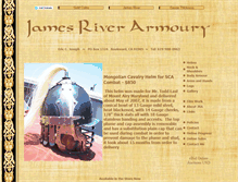 Tablet Screenshot of jamesriverarmoury.com